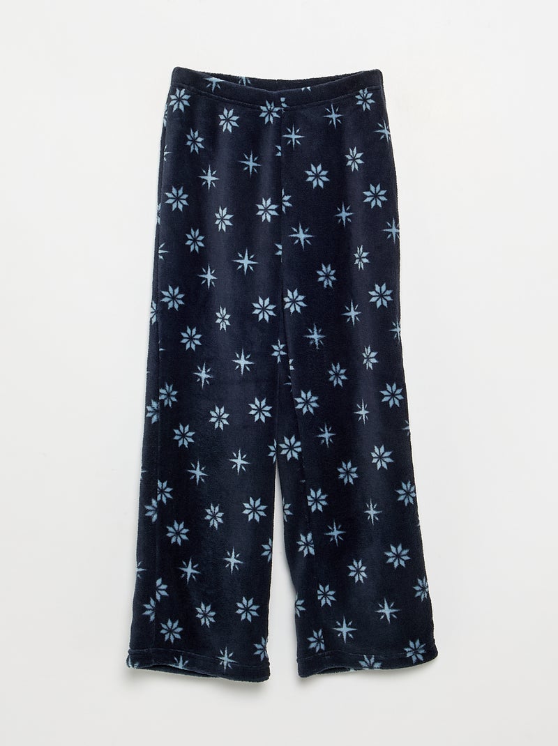 Pyjama 'Disney' 'Frozen' 2-delig - T-shirt met lange mouwen + lange broek Blauw - Kiabi