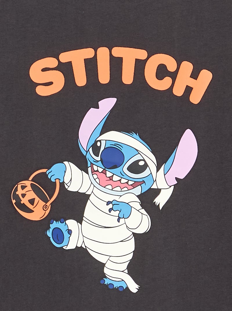 Pyjama 'Disney' 'Halloween' 2-delig - T-shirt met lange mouwen + broek Donkergrijs / Antraciet - Kiabi