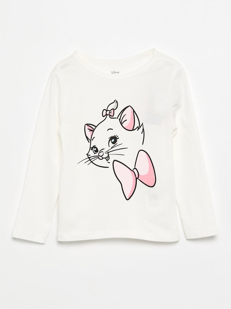 Pyjama 'Disney' van katoenen jerseytricot Wit - Kiabi