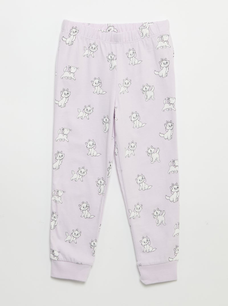 Pyjama 'Disney' van katoenjersey Paars - Kiabi