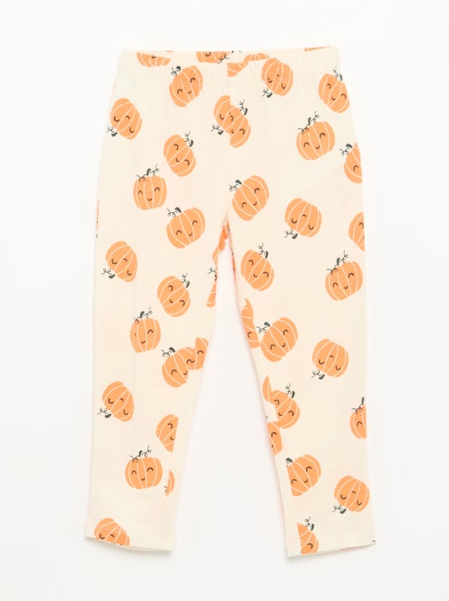 Pyjama 'Halloween' 2-delig - T-shirt met lange mouwen + broek - Kiabi