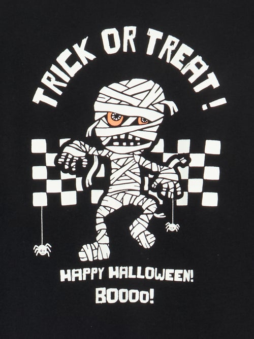 Pyjama 'Halloween' 2-delig - T-shirt met lange mouwen + broek - Kiabi Pyjama 'Halloween' 2-delig - T-shirt met lange mouwen + broek - Kiabi