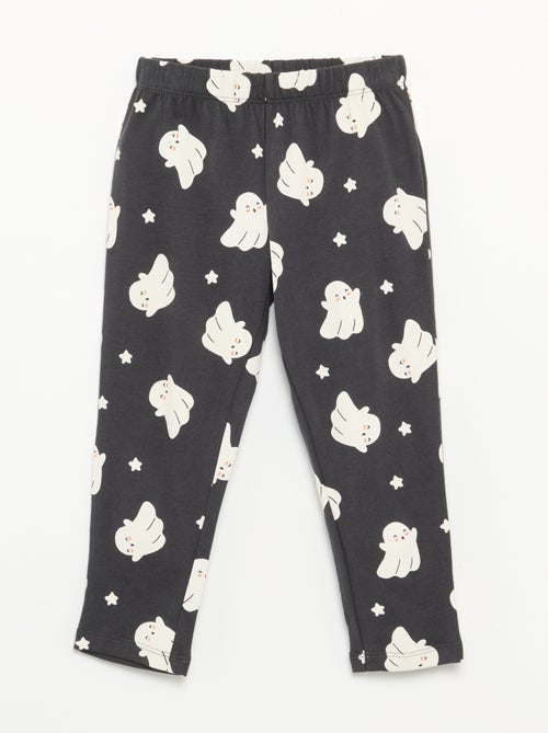 Pyjama 'Halloween' 2-delig - T-shirt met lange mouwen + broek - Kiabi