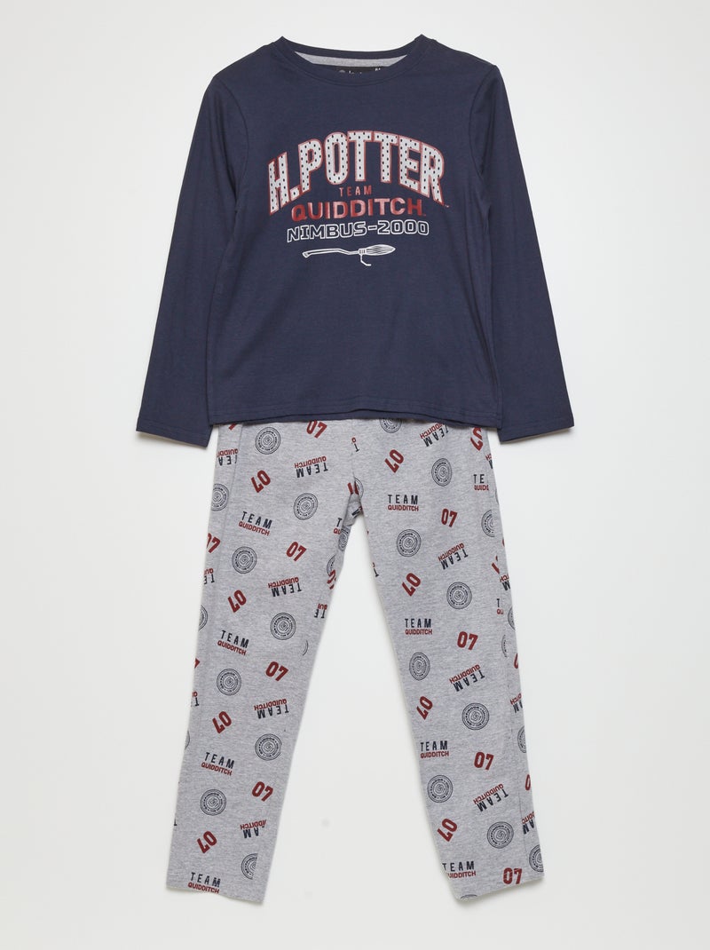 Pyjama 'Harry Potter' - 2-delig BLAUW - Kiabi
