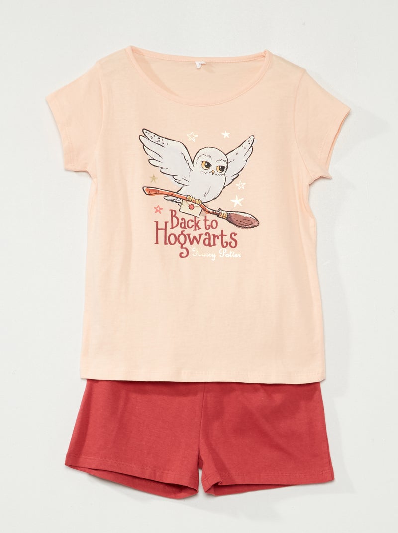Pyjama 'Harry Potter' - 2-delig roze - Kiabi