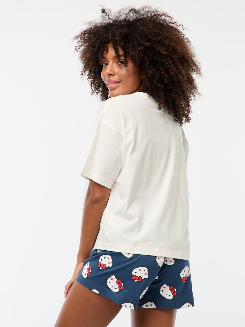 Pyjama 'Hello Kitty' - 2-delig BLAUW - Kiabi