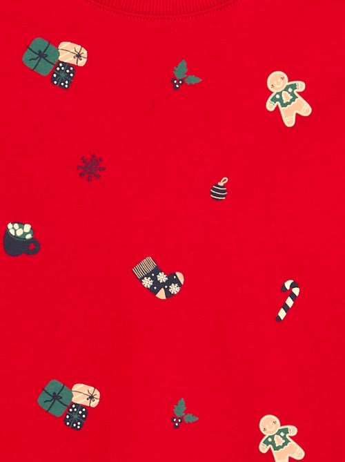 Pyjama 'Kerst' 2-delig - T-shirt met lange mouwen + broek - Kiabi Pyjama 'Kerst' 2-delig - T-shirt met lange mouwen + broek - Kiabi