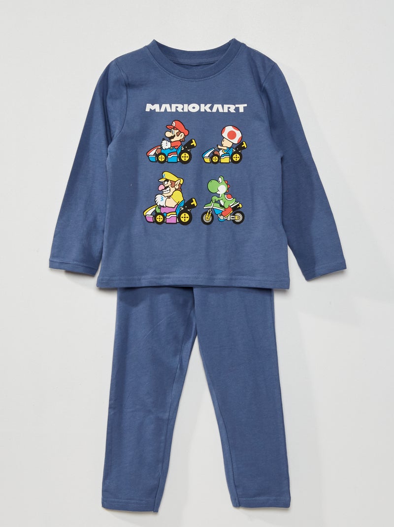 Pyjama 'Mario Kart' - 2-delig BLAUW - Kiabi