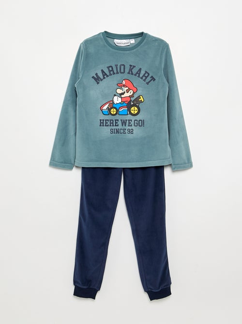 Pyjama 'Mario Kart' 2-delig - T-shirt met lange mouwen + broek - Kiabi Pyjama 'Mario Kart' 2-delig - T-shirt met lange mouwen + broek - Kiabi