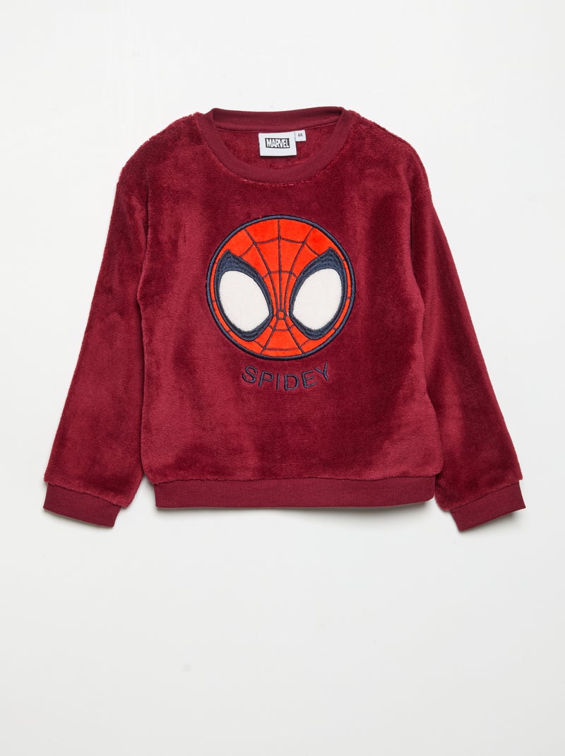 Pyjama 'Marvel' 'Spider-Man' 2-delig - Sweater + broek Rood - Kiabi