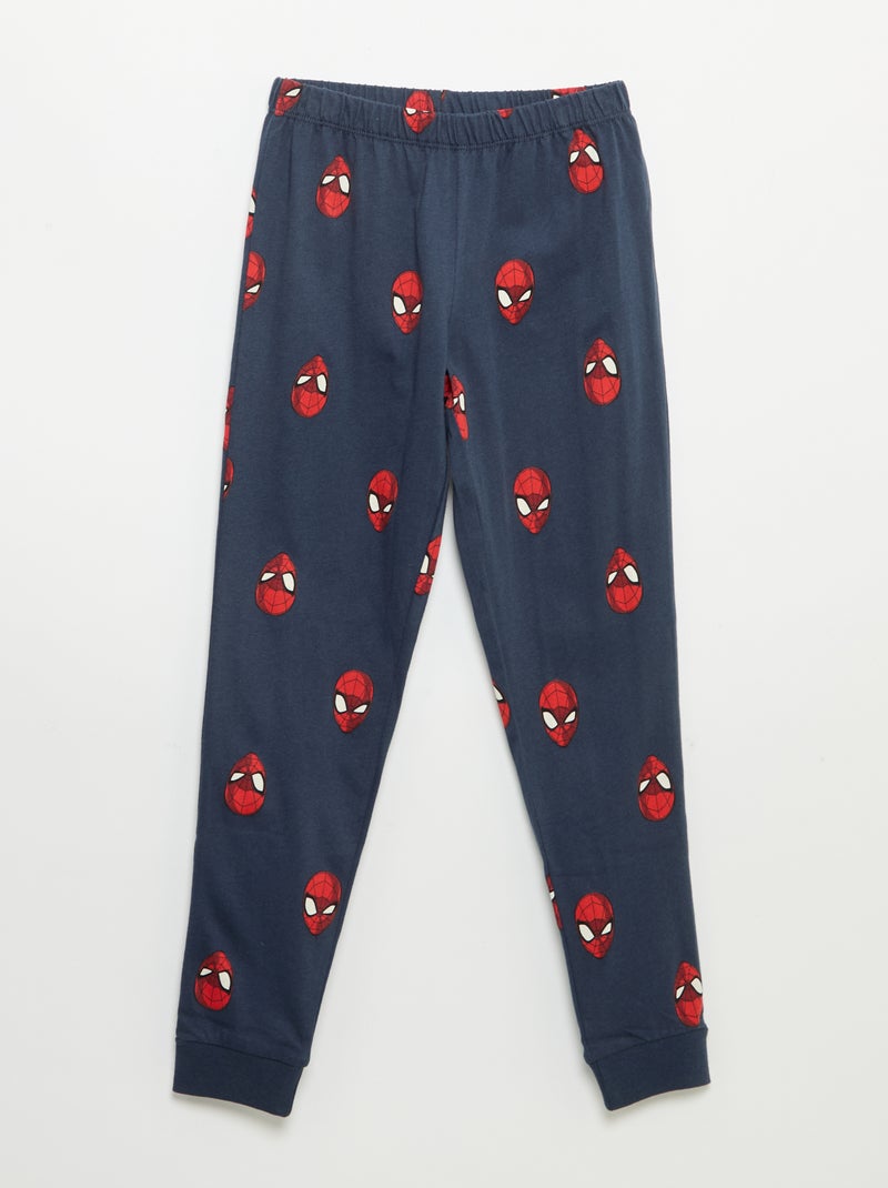 Pyjama 'Marvel' 'Spiderman' 2-delig Blauw - Kiabi