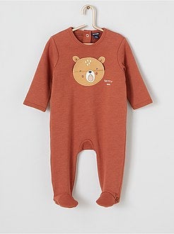 Pyjama met berenprint - Kiabi