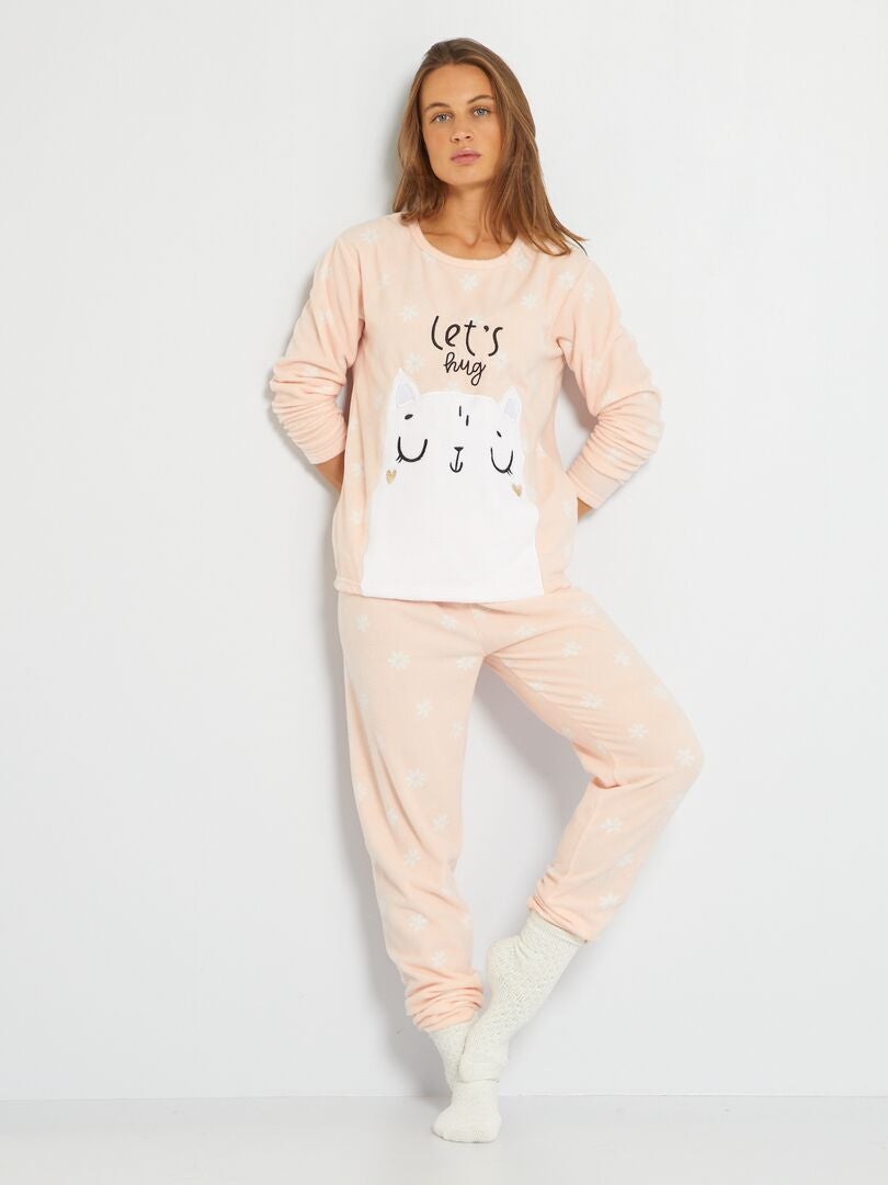 Pyjama met katje ROSE - Kiabi