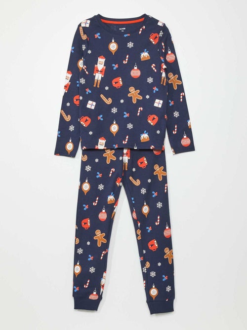 Pyjama met kerstmotief - 2-delig - Kiabi