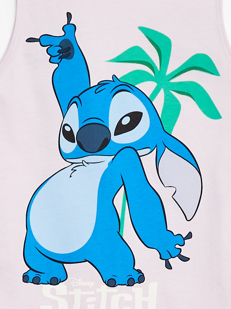 Pyjama met korte broek en T-shirt 'Disney' Paars - Kiabi