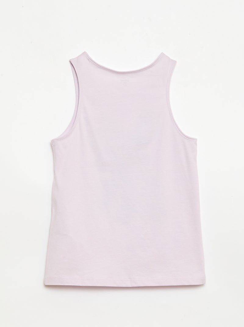 Pyjama met korte broek en T-shirt 'Disney' Paars - Kiabi