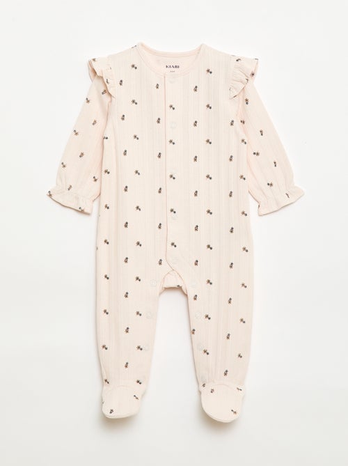 Pyjama met opening aan de voorkant - Kiabi