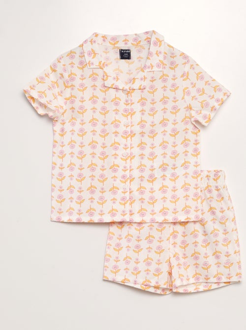 Pyjama met print - 2-delig - Kiabi