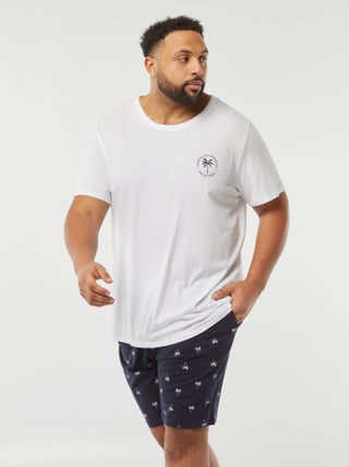 Pyjama met print - Short + T-shirt - 2-delig