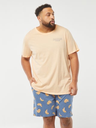 Pyjama met print - Short + T-shirt - 2-delig
