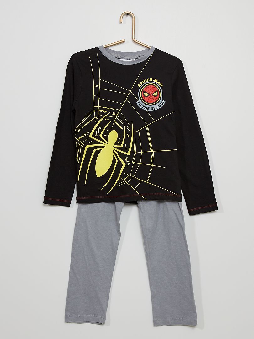 Pyjama met Spider-Man-print zwart / grijs - Kiabi