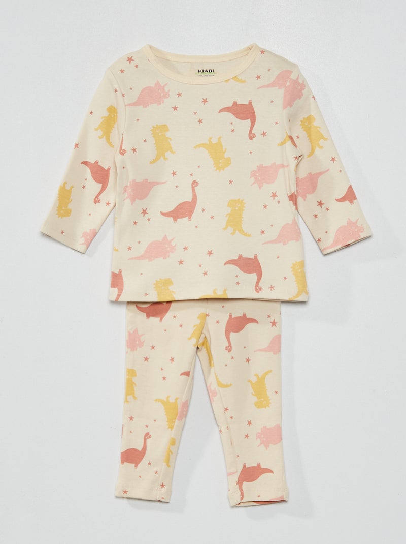 Pyjama met T-shirt + broek ROSE - Kiabi