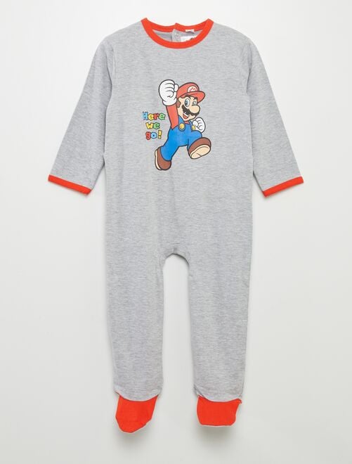 Pyjama met voetjes 'Super Mario' - Kiabi