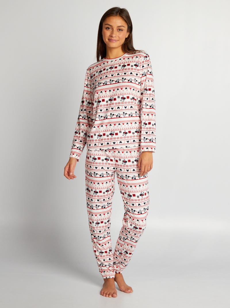 Pyjama 'Mickey' - 2-delig WIT - Kiabi