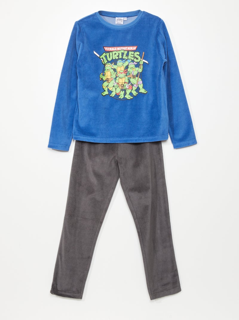 Pyjama 'Ninja Turtles' - 2-delig BLAUW - Kiabi