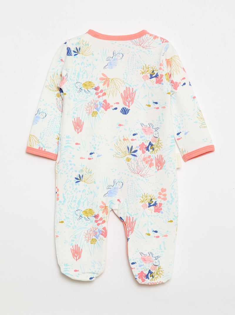 Pyjama slaappak van katoen 'Petit Béguin' Rose - Kiabi