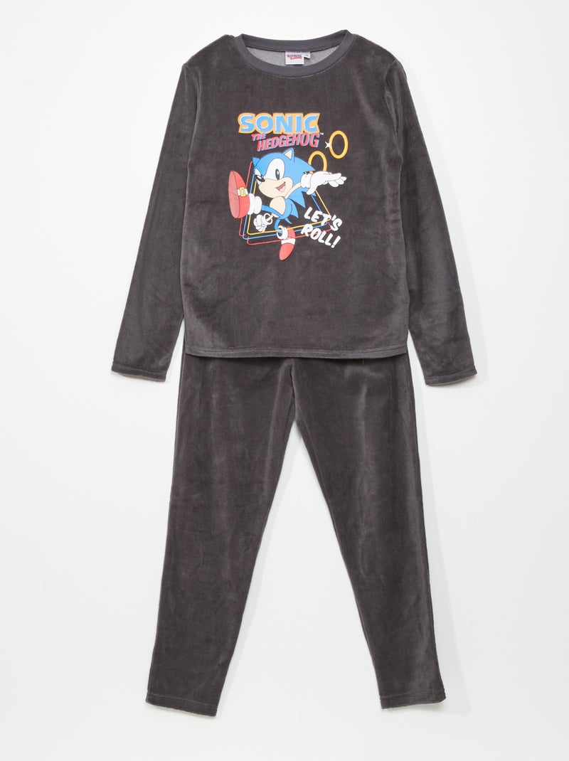 Pyjama 'Sonic' - 2-delig GRIJS - Kiabi