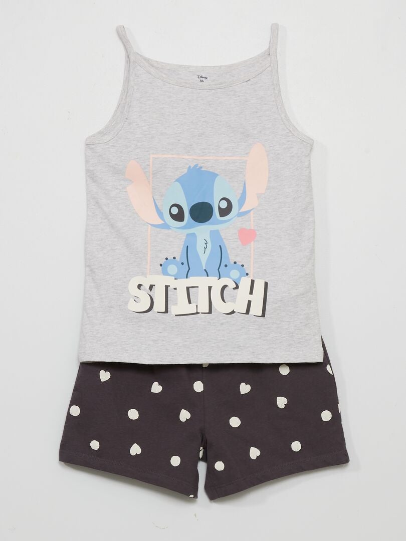 Pyjama 'Stitch' - 2-delig GRIJS - Kiabi
