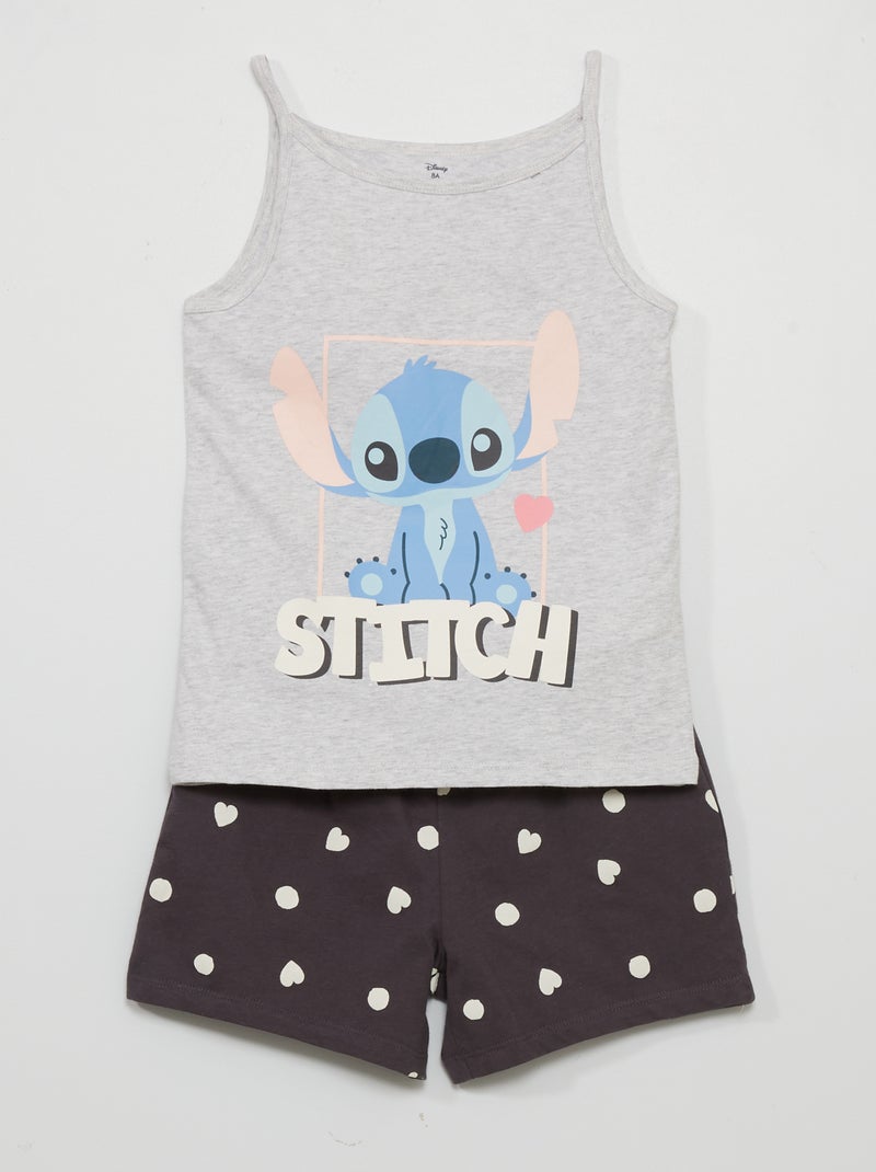 Pyjama 'Stitch' - 2-delig GRIJS - Kiabi
