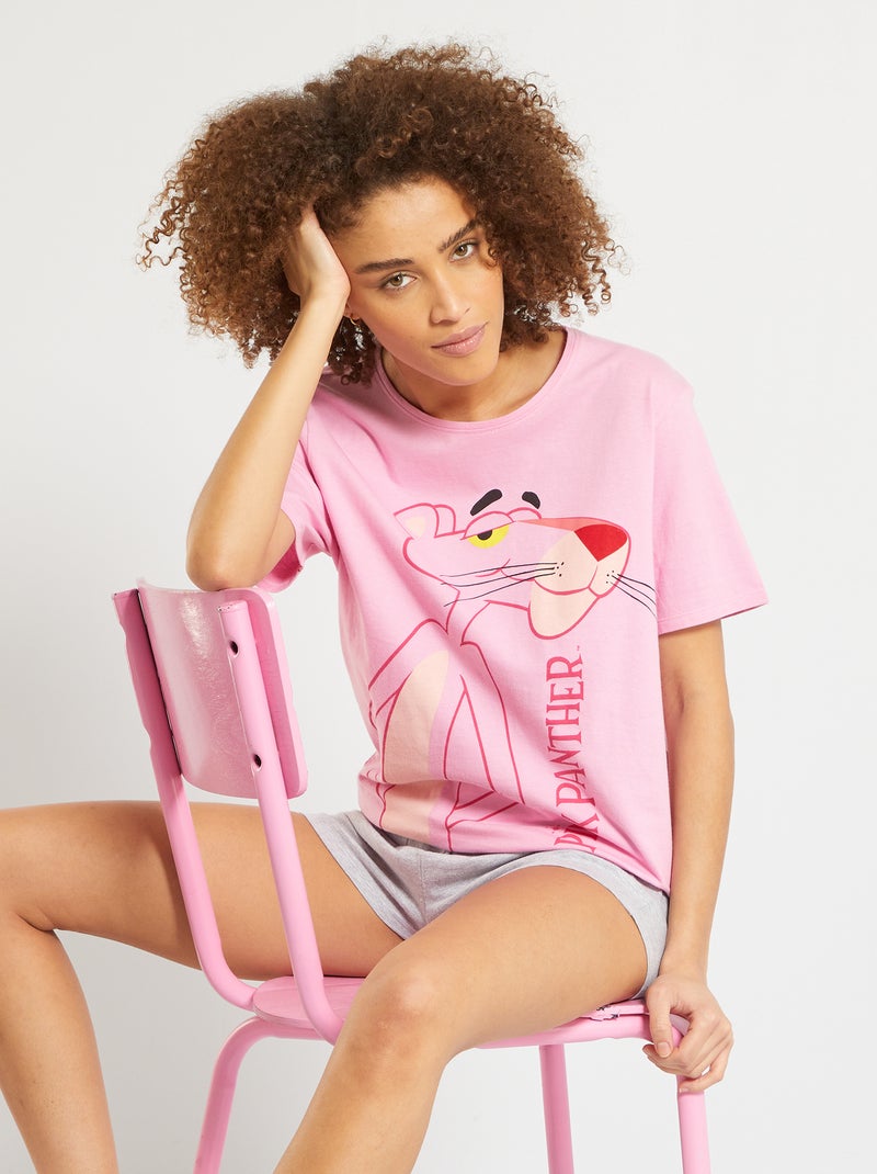 Pyjama 'The Pink Panther' Beige - Kiabi