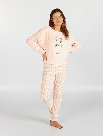 Pyjama van fleece - 2-delig - Kiabi