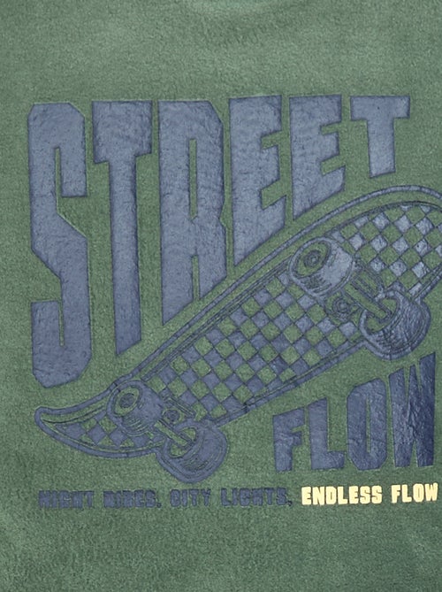 Pyjama van fleecestof met print - Kiabi