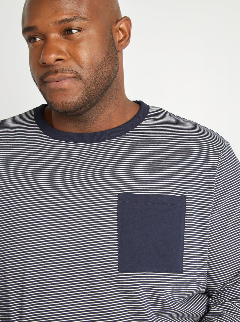 Pyjama van jersey - 2-delig BLAUW - Kiabi