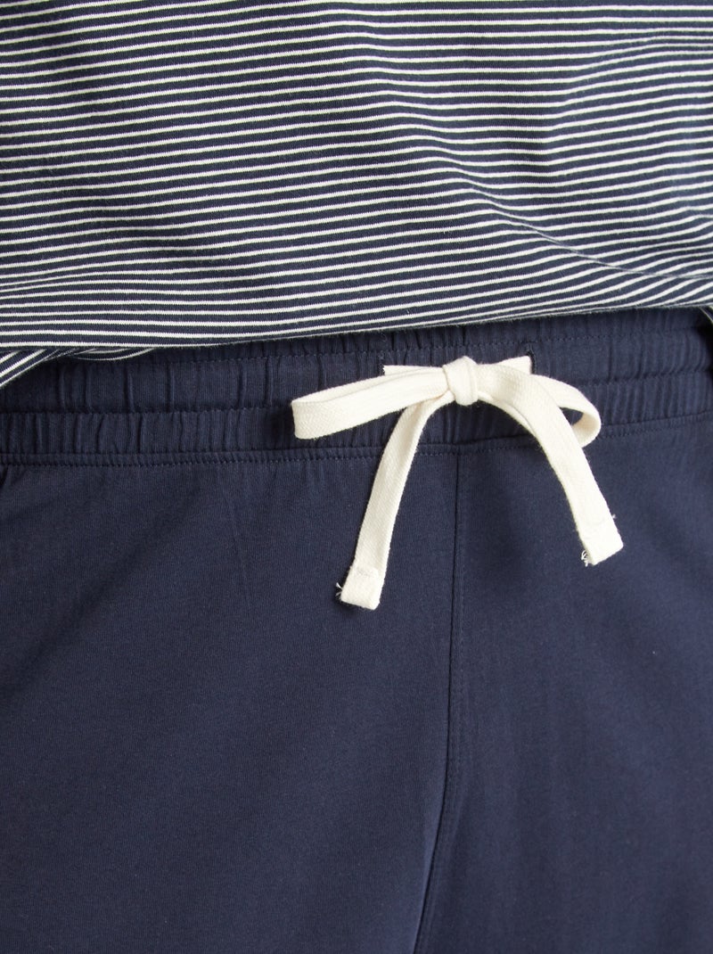 Pyjama van jersey - 2-delig BLAUW - Kiabi