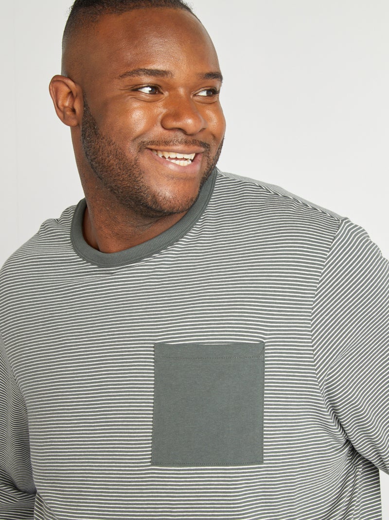 Pyjama van jersey - 2-delig GROEN - Kiabi