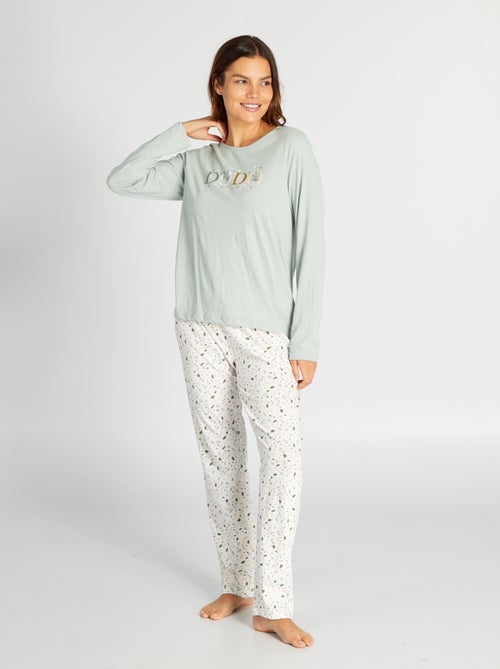 Pyjama van jersey - 'Dodo' 2-delig - Kiabi