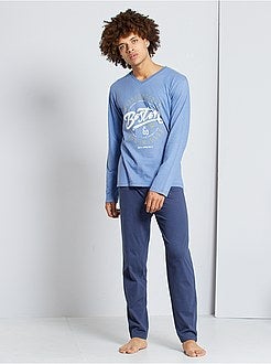 Pyjama van jerseystof - Kiabi
