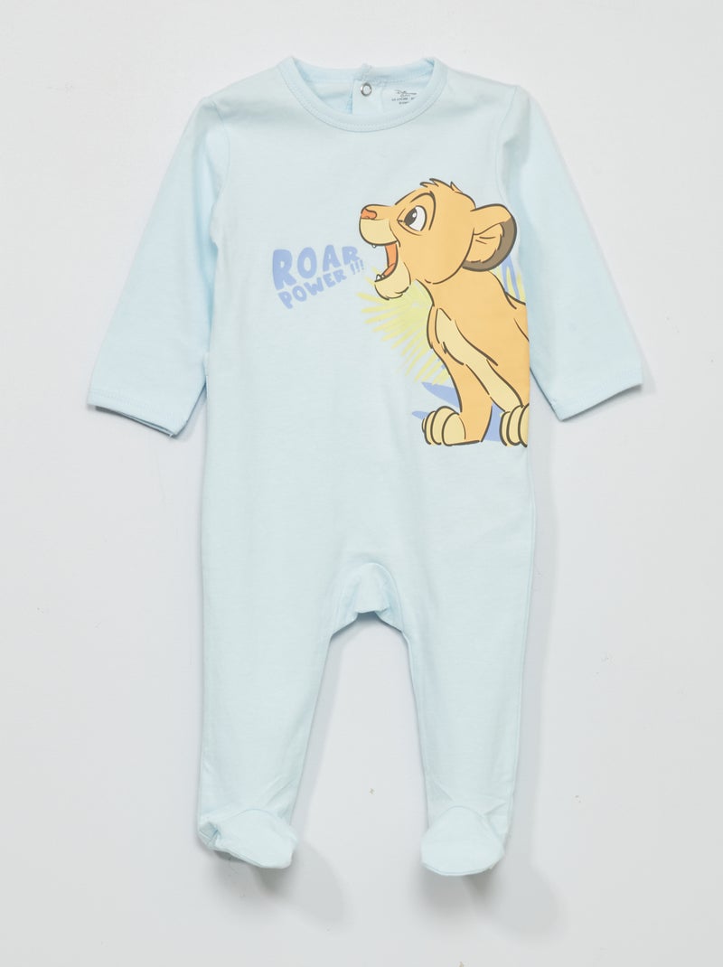 Pyjama van jerseystof 'Disney' Blauw - Kiabi