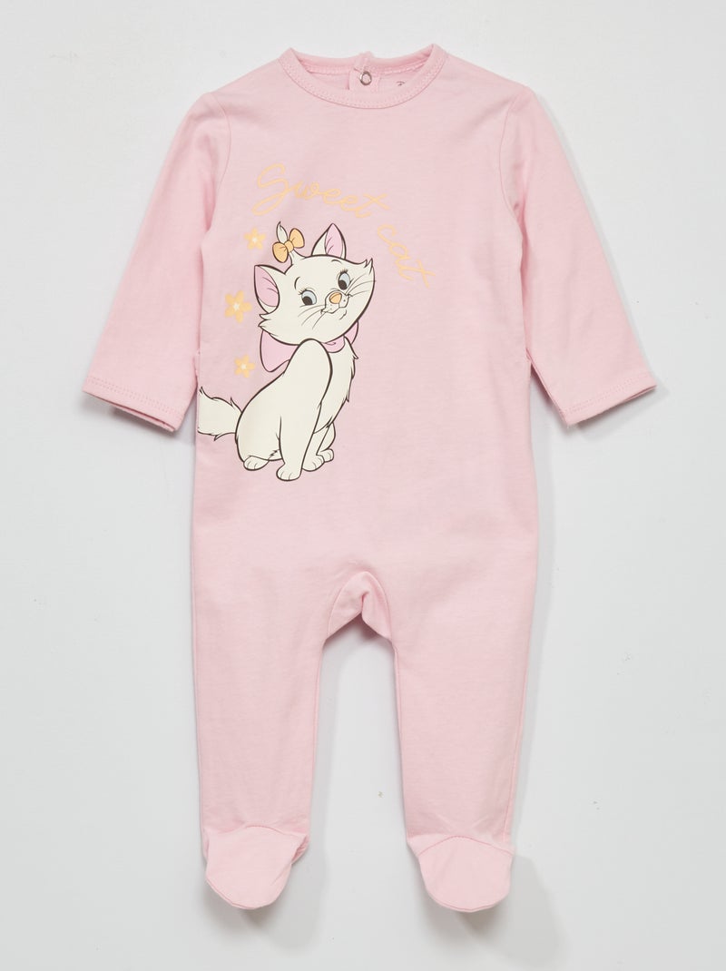 Pyjama van jerseystof 'Disney' Roze - Kiabi