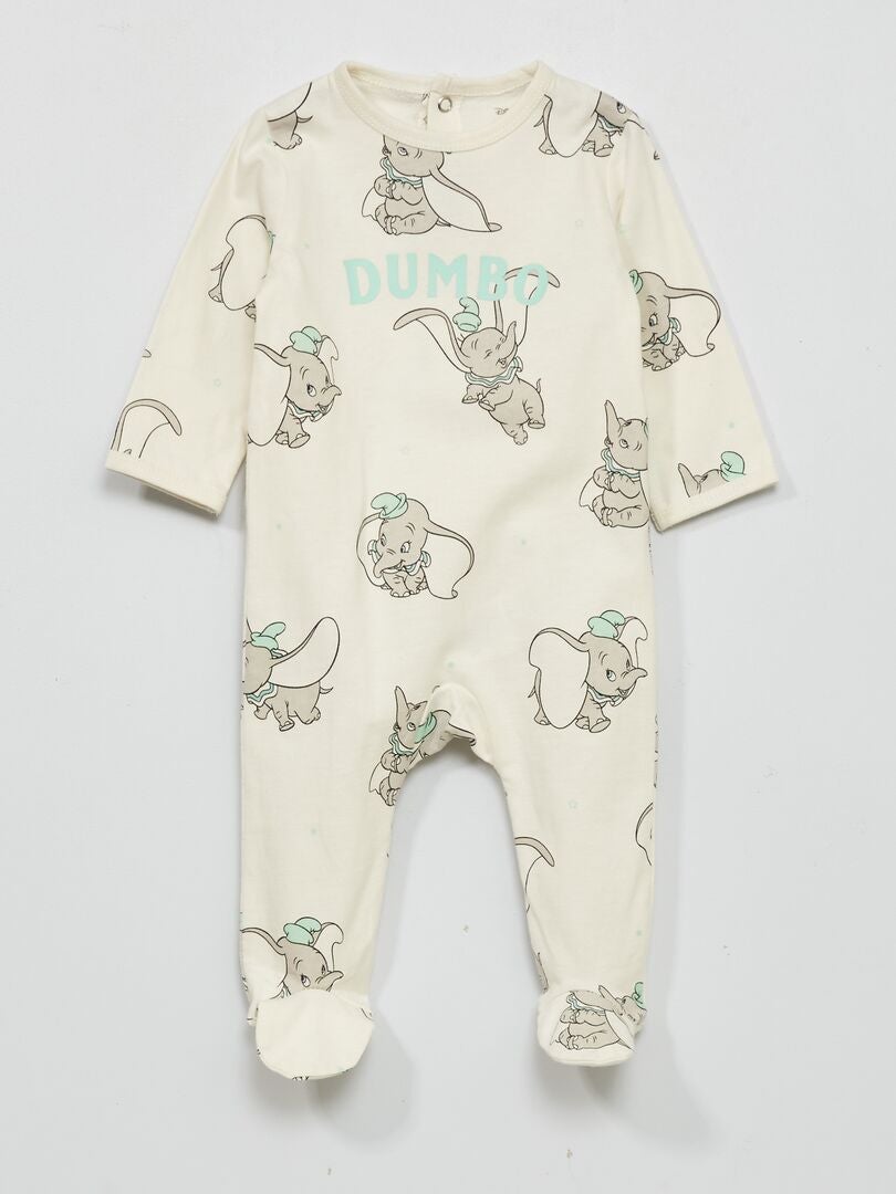 Pyjama van jerseystof 'Disney' Wit - Kiabi