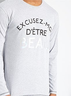 Pyjama van jerseystof - Kiabi