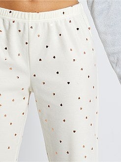 Pyjama van pluchetricot 'beertje' - Kiabi