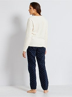 Pyjama van pluchetricot - Kiabi