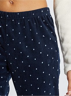 Pyjama van pluchetricot - Kiabi