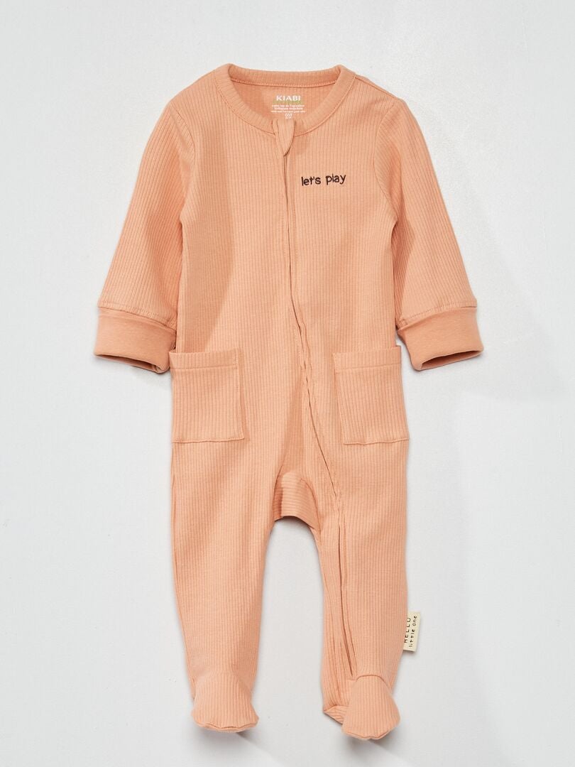 Pyjama van ribtricot ROSE - Kiabi