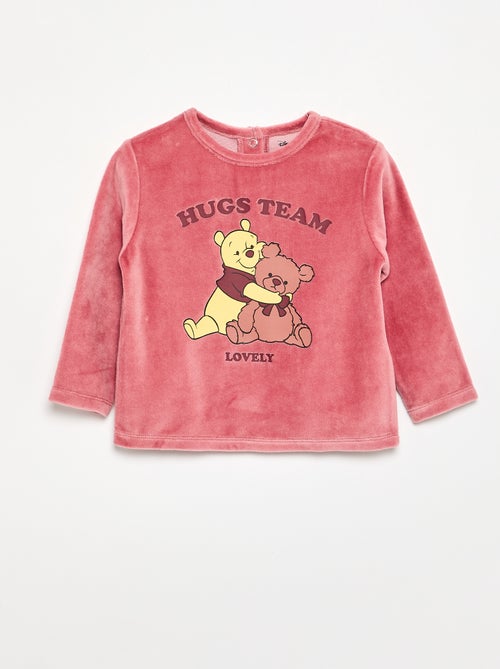 Pyjama van velours 2-delig 'Winnie' - Kiabi